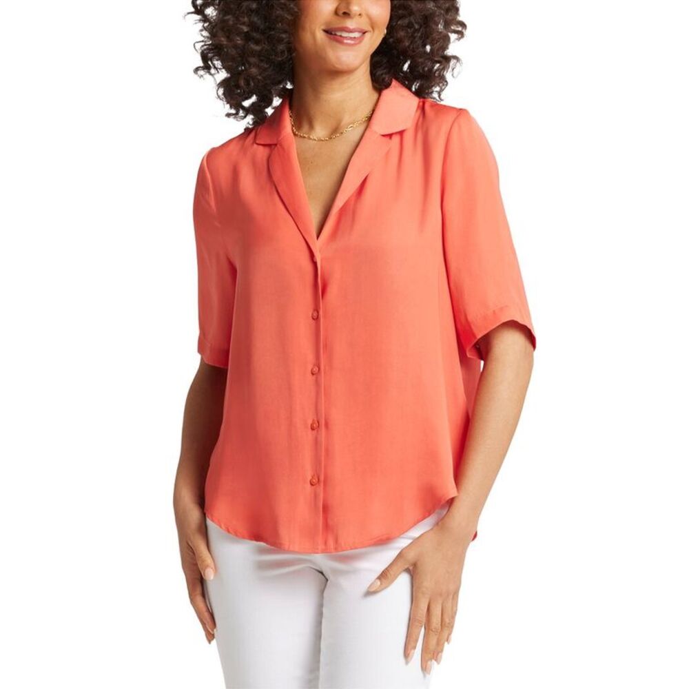 Nydj Womens Gabrielle Blouse